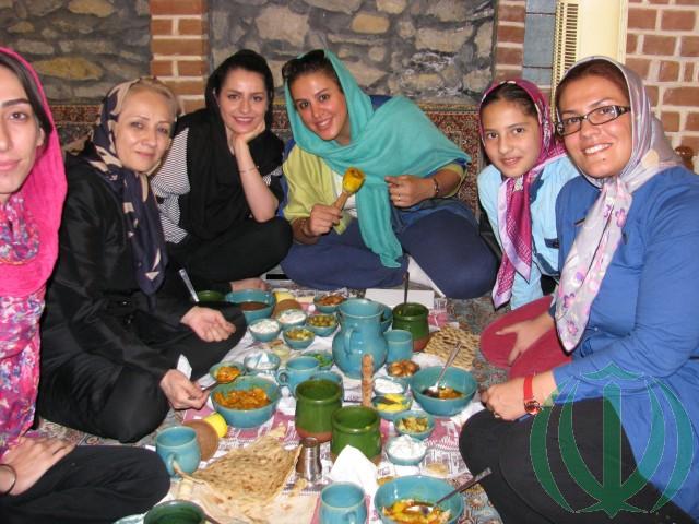 В иранском ресторане