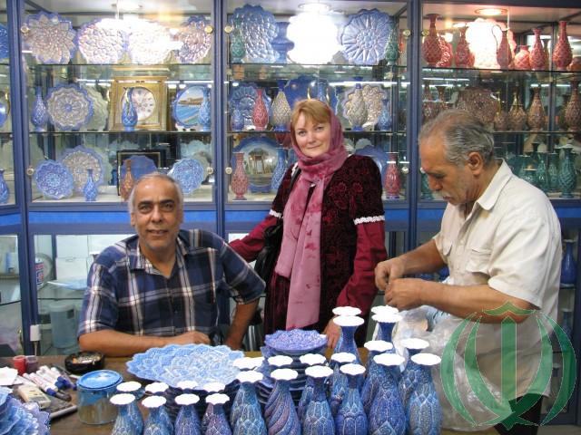 С иранскими мастерами "мина" 